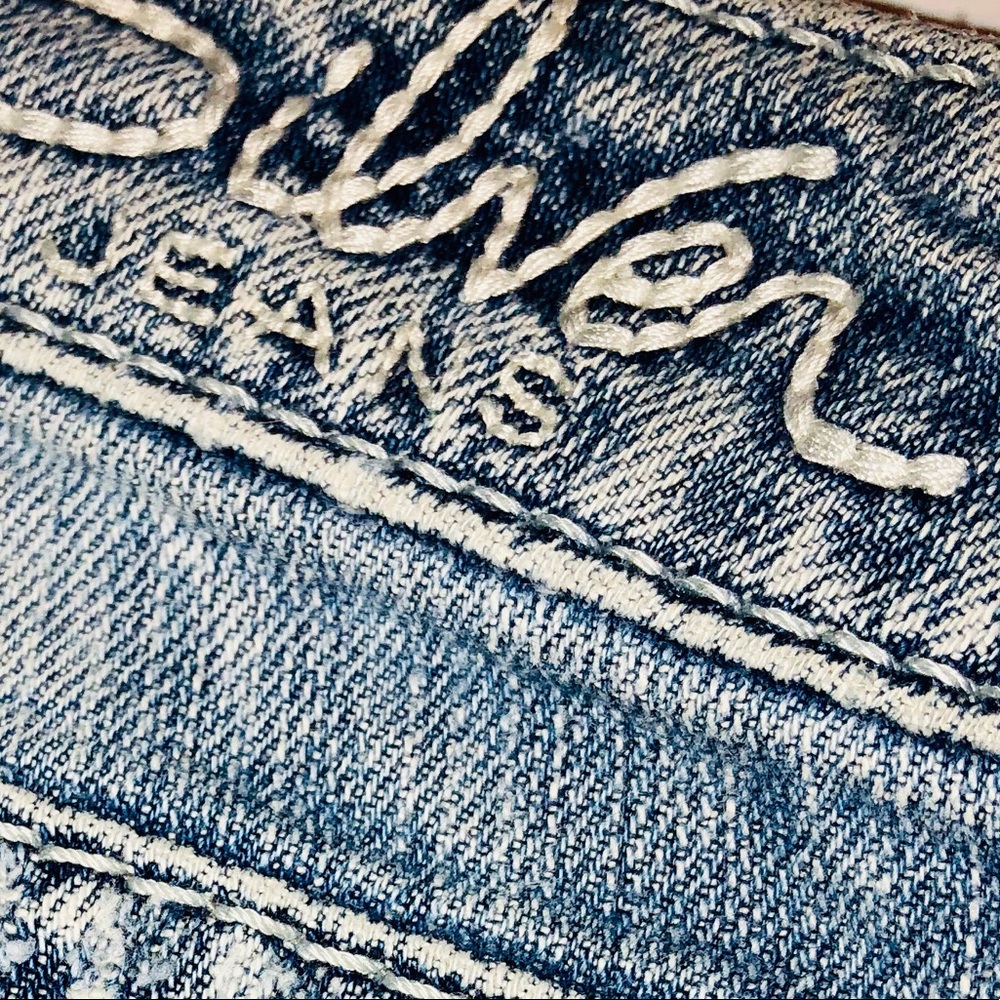 Silver Frances Capris sz 28 - Picture 4 of 8